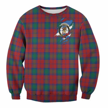 Fotheringham (Fotheringhame) Clan Crest In Me Tartan Sweatshirt Scotland Flag Style