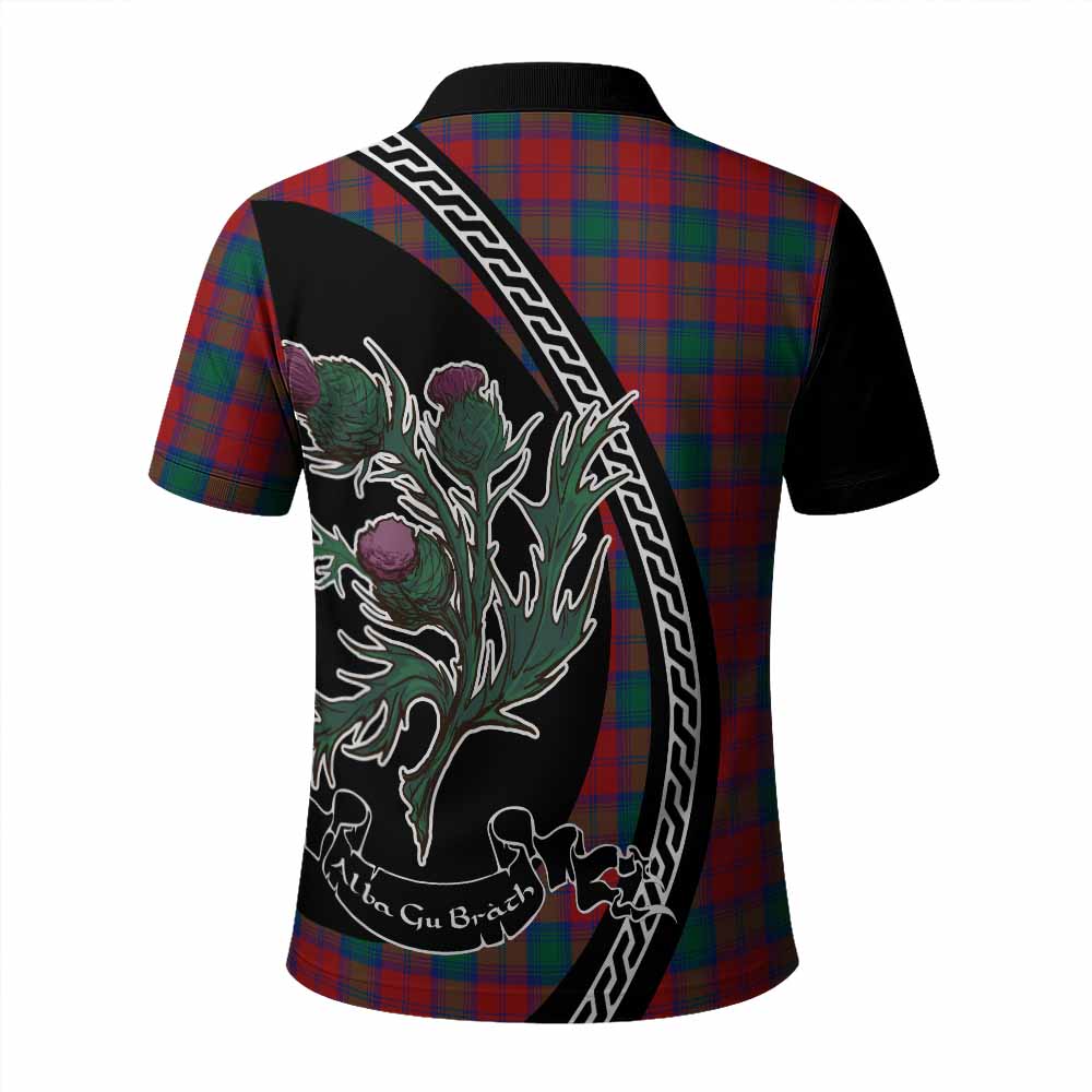 Fotheringham (Fotheringhame) Family Crest Tartan Polo Shirt Alba Thistle Inspired - Tartan Vibes Clothing