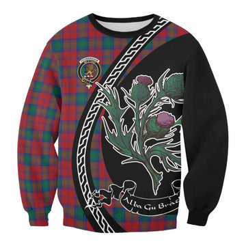 Fotheringham (Fotheringhame) Family Crest Tartan Sweatshirt Alba Thistle Inspired