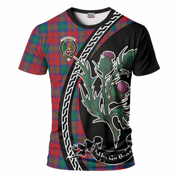 Fotheringham (Fotheringhame) Family Crest Tartan T-Shirt Alba Thistle Inspired - Tartan Vibes Clothing