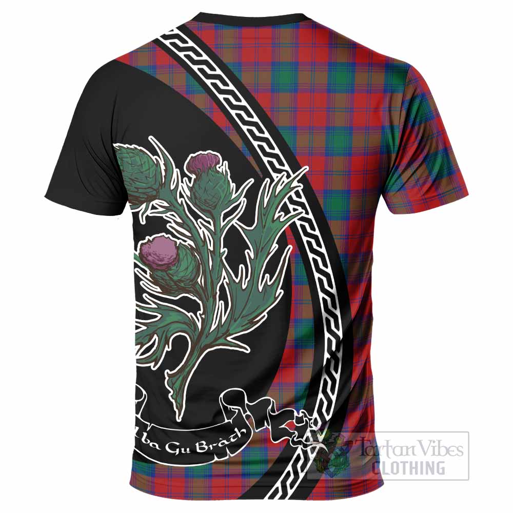 Fotheringham (Fotheringhame) Family Crest Tartan T-Shirt Alba Thistle Inspired - Tartan Vibes Clothing