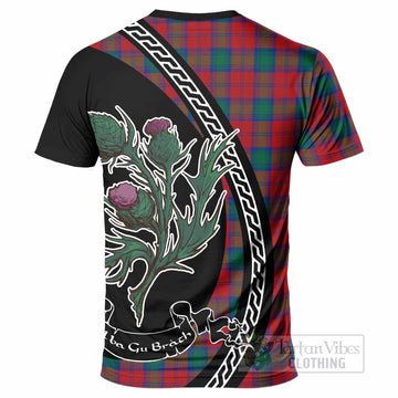 Fotheringham (Fotheringhame) Family Crest Tartan T-Shirt Alba Thistle Inspired - Tartan Vibes Clothing
