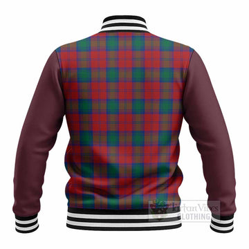Fotheringham (Fotheringhame) Tartan Accent Baseball Jacket with Family Crest