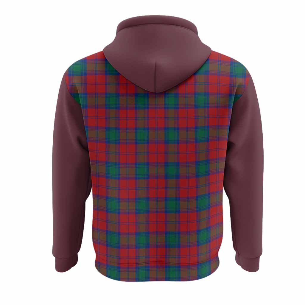 Fotheringham (Fotheringhame) Tartan Accent Hoodie with Family Crest