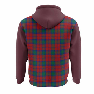 Fotheringham (Fotheringhame) Tartan Accent Hoodie with Family Crest