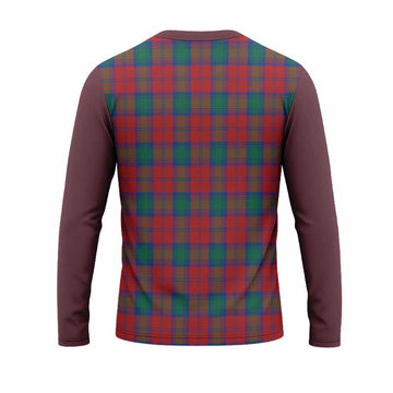 Fotheringham (Fotheringhame) Tartan Accent Long Sleeve T-Shirt with Family Crest