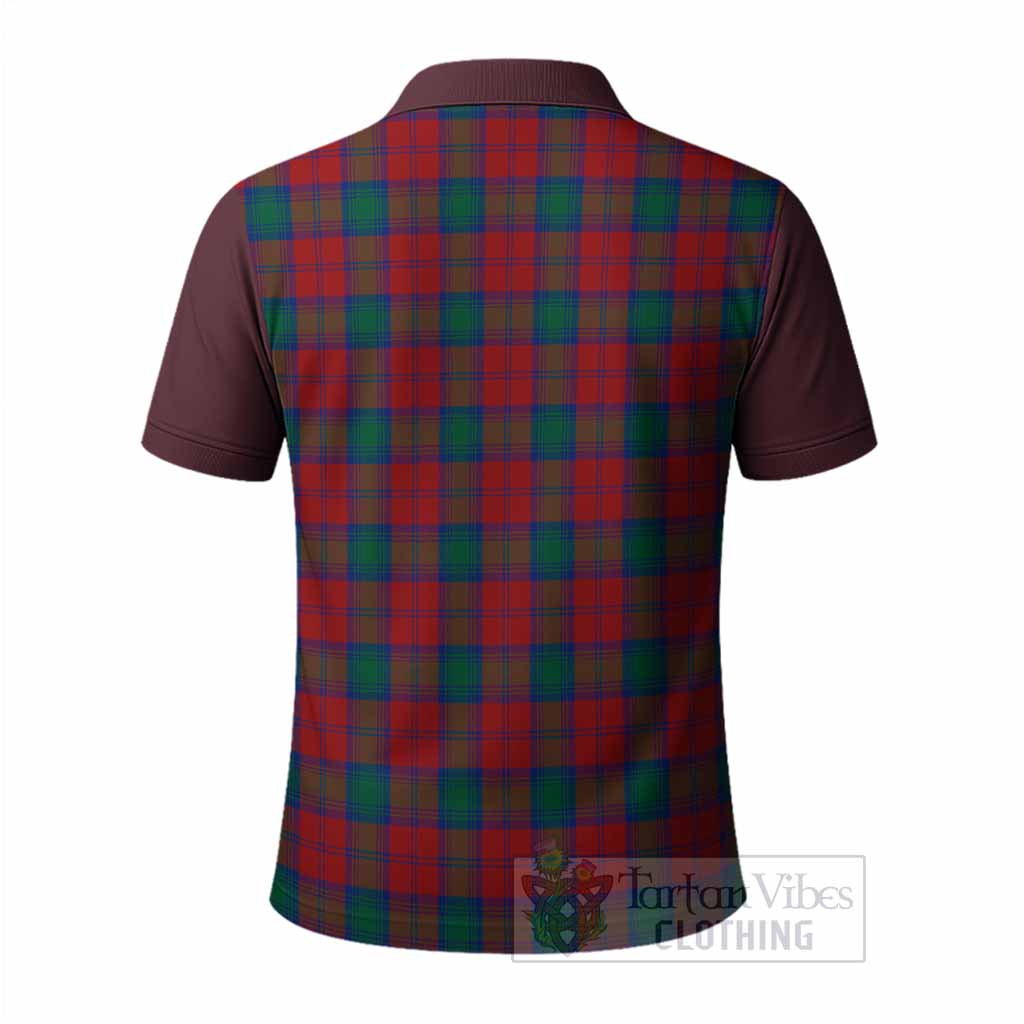 Fotheringham (Fotheringhame) Tartan Accent Polo Shirt with Family Crest
