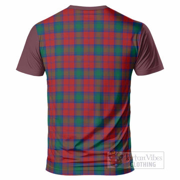 Fotheringham (Fotheringhame) Tartan Accent T-Shirt with Family Crest