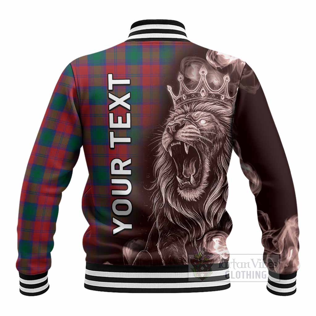 Fotheringham (Fotheringhame) Tartan Baseball Jacket Roaring Lion Heritage