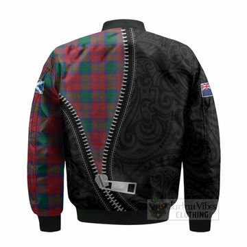 Fotheringham (Fotheringhame) Tartan Bomber Jacket New Zealand Pattern Unique Zipper Stylized