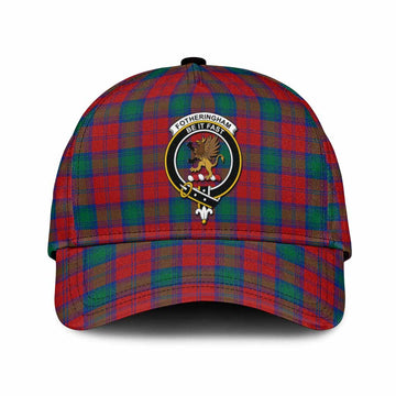 Fotheringham (Fotheringhame) Tartan Classic Cap with Family Crest