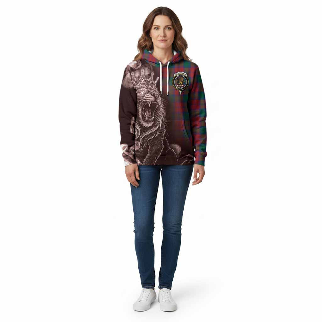 Fotheringham (Fotheringhame) Tartan Cotton Hoodie Roaring Lion Heritage