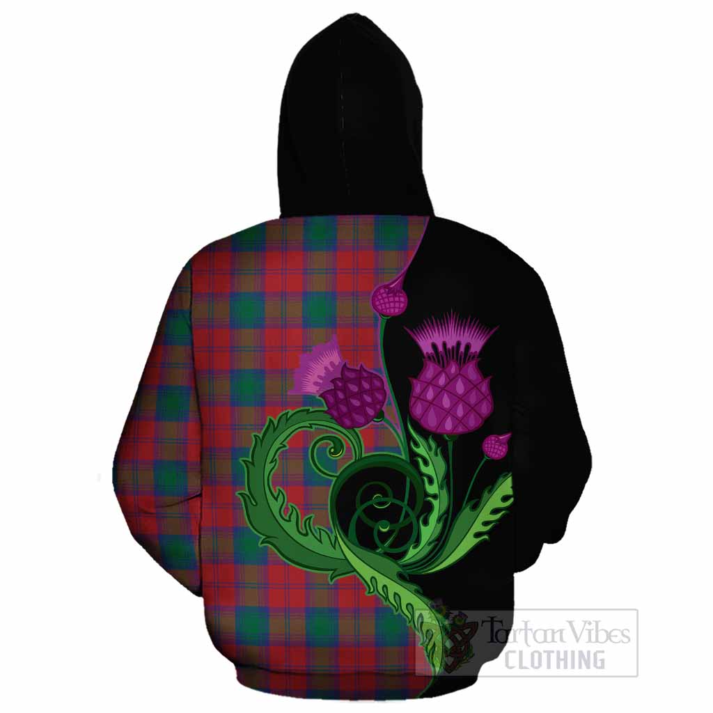 Fotheringham (Fotheringhame) Tartan Cotton Hoodie Traditional Scottish Thistle