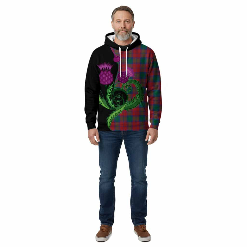 Fotheringham (Fotheringhame) Tartan Cotton Hoodie Traditional Scottish Thistle
