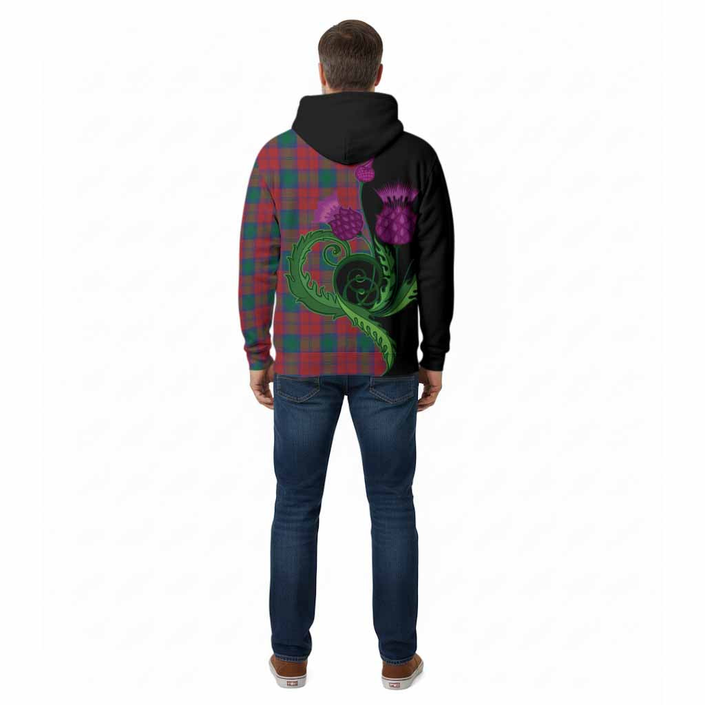Fotheringham (Fotheringhame) Tartan Cotton Hoodie Traditional Scottish Thistle