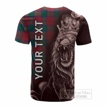 Fotheringham (Fotheringhame) Tartan Cotton T-shirt Roaring Lion Heritage
