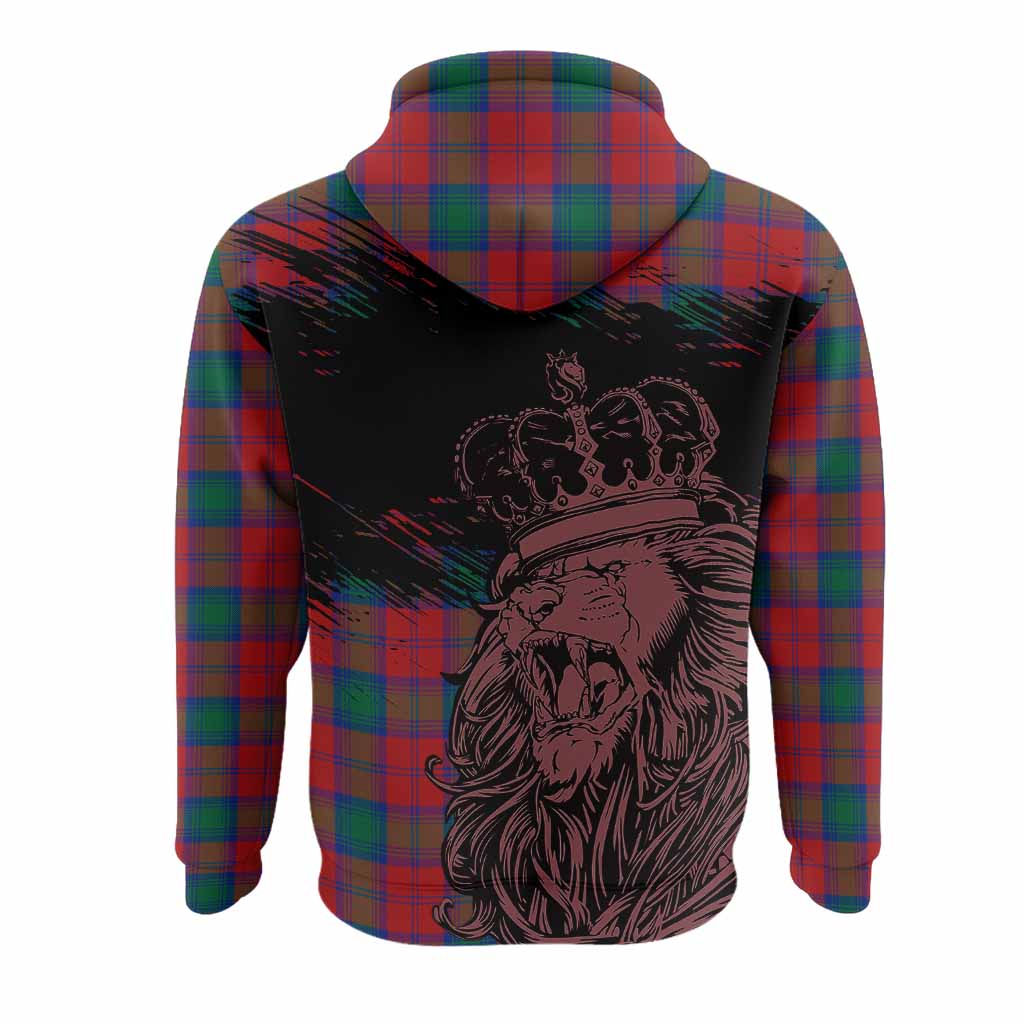 Fotheringham (Fotheringhame) Tartan Crest Hoodie Crowned Lion Heritage Style