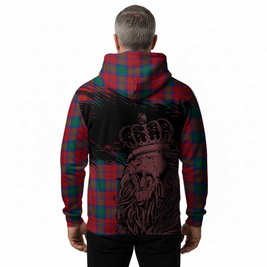 Fotheringham (Fotheringhame) Tartan Crest Hoodie Crowned Lion Heritage Style