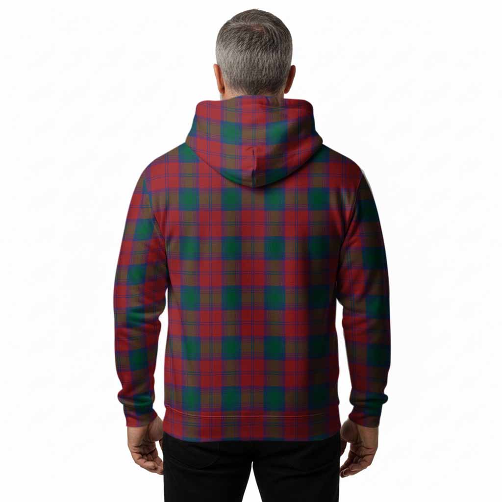 Fotheringham (Fotheringhame) Tartan Crest Hoodie Ferocious Lion Style