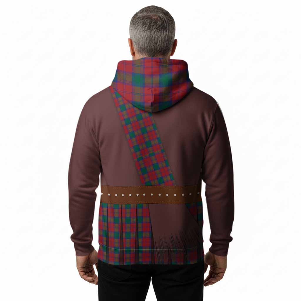 Fotheringham (Fotheringhame) Tartan Crest Hoodie Kilt Costume Style