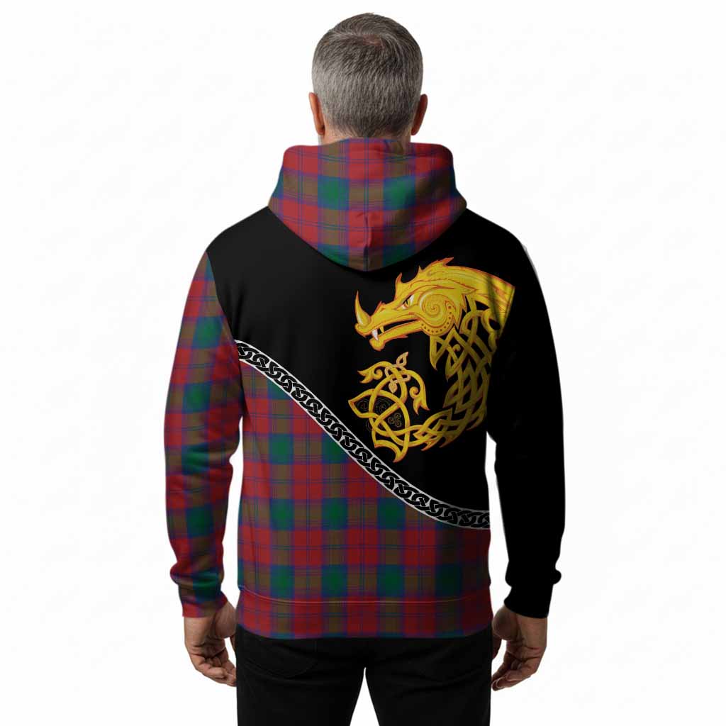 Fotheringham (Fotheringhame) Tartan Crest Hoodie Legendary Dragon Knot Half Style