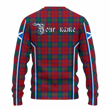 Fotheringham (Fotheringhame) Tartan Crest Knitted Sweater Scotland Coat of Arm Flag Style - Tartan Vibes Clothing