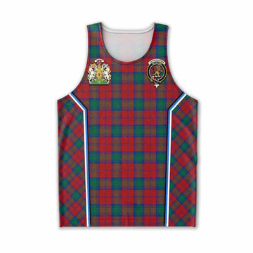 Fotheringham (Fotheringhame) Tartan Crest Men Tank Top Scotland Coat of Arm Flag Style
