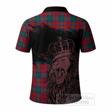 Fotheringham (Fotheringhame) Tartan Crest Polo Shirt Crowned Lion Heritage Style