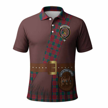 Fotheringham (Fotheringhame) Tartan Crest Polo Shirt Kilt Costume Style