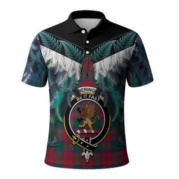 Fotheringham (Fotheringhame) Tartan Crest Polo Shirt New Zealand Maori Korowai Cloak