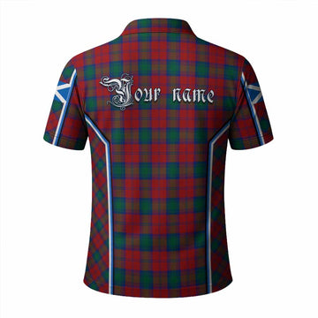 Fotheringham (Fotheringhame) Tartan Crest Polo Shirt Scotland Coat of Arm Flag Style - Tartan Vibes Clothing