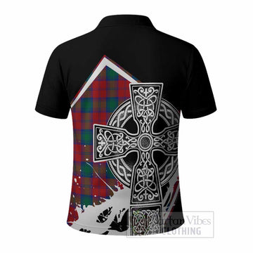 Fotheringham (Fotheringhame) Tartan Crest Polo Shirt Scottish Celtic Cross Heritage