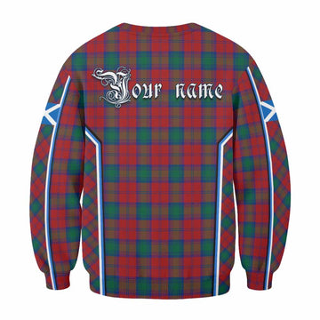 Fotheringham (Fotheringhame) Tartan Crest Sweatshirt Scotland Coat of Arm Flag Style