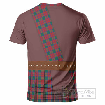 Fotheringham (Fotheringhame) Tartan Crest T-Shirt Kilt Costume Style