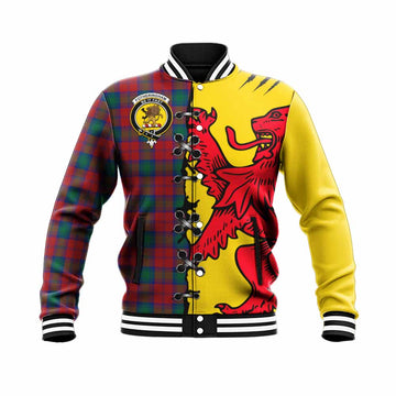 Fotheringham (Fotheringhame) Tartan Family Crest Baseball Jacket Lion Rampant Honor