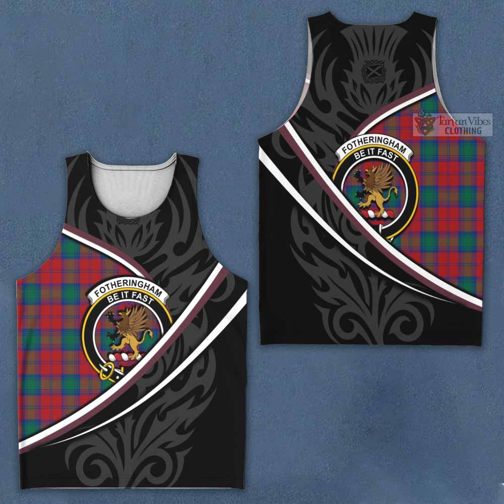 Fotheringham (Fotheringhame) Tartan Family Crest Men Tank Top Celtic Scottish Thistle Floral - Tartan Vibes Clothing