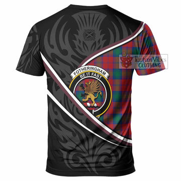 Fotheringham (Fotheringhame) Tartan Family Crest T-shirt Celtic Scottish Thistle Floral - Tartan Vibes Clothing