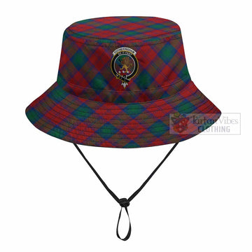 Fotheringham (Fotheringhame) Tartan Fishing Hat with Family Crest