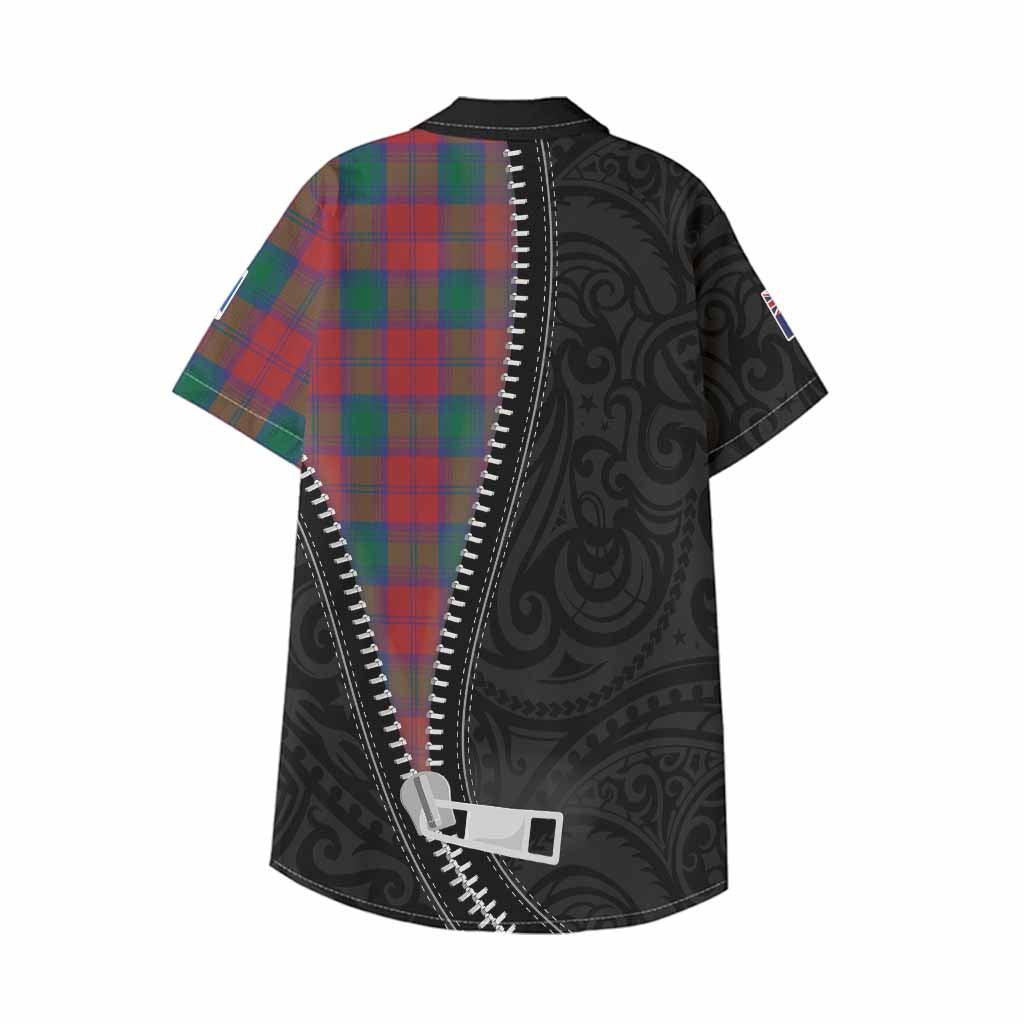 Fotheringham (Fotheringhame) Tartan Kid Hawaiian Shirt New Zealand Pattern Unique Zipper Stylized