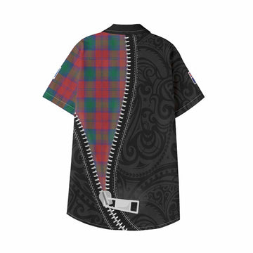 Fotheringham (Fotheringhame) Tartan Kid Hawaiian Shirt New Zealand Pattern Unique Zipper Stylized