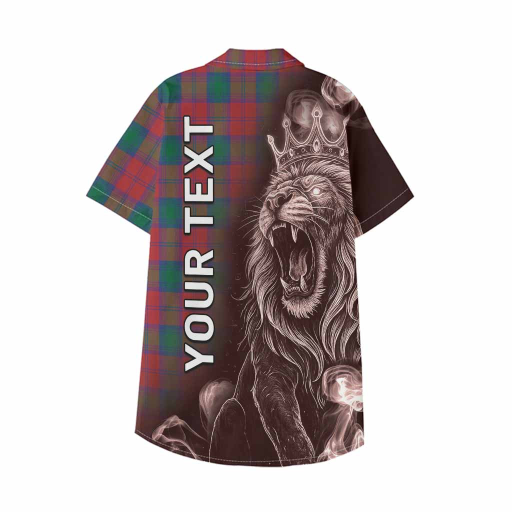 Fotheringham (Fotheringhame) Tartan Kid Hawaiian Shirt Roaring Lion Heritage