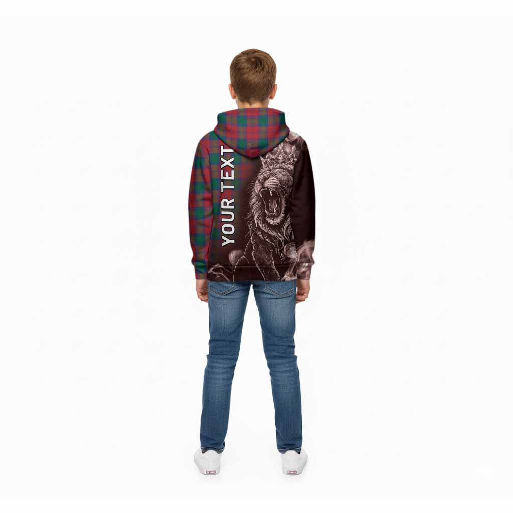 Fotheringham (Fotheringhame) Tartan Kid Hoodie Roaring Lion Heritage
