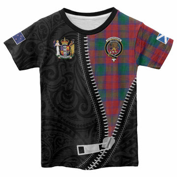 Fotheringham (Fotheringhame) Tartan Kid T-shirt New Zealand Pattern Unique Zipper Stylized