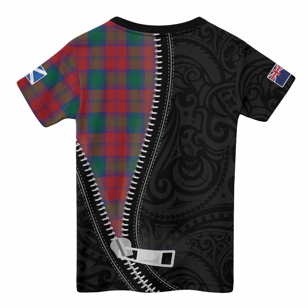 Fotheringham (Fotheringhame) Tartan Kid T-shirt New Zealand Pattern Unique Zipper Stylized