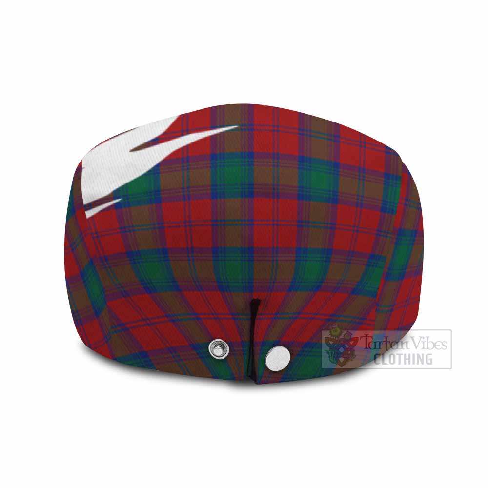 Fotheringham (Fotheringhame) Tartan Loch Ness Monster Scottish Heritage Art Flat Cap, Jeff Cap