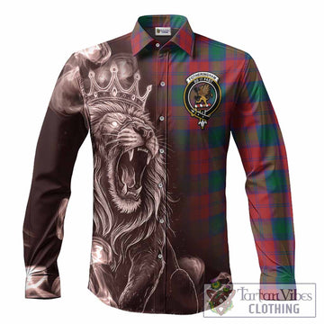 Fotheringham (Fotheringhame) Tartan Long Sleeve Button Shirts Roaring Lion Heritage