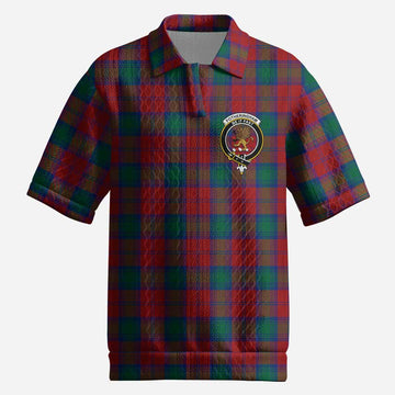 Fotheringham (Fotheringhame) Tartan Men’s Polo Sweater Top with Family Crest
