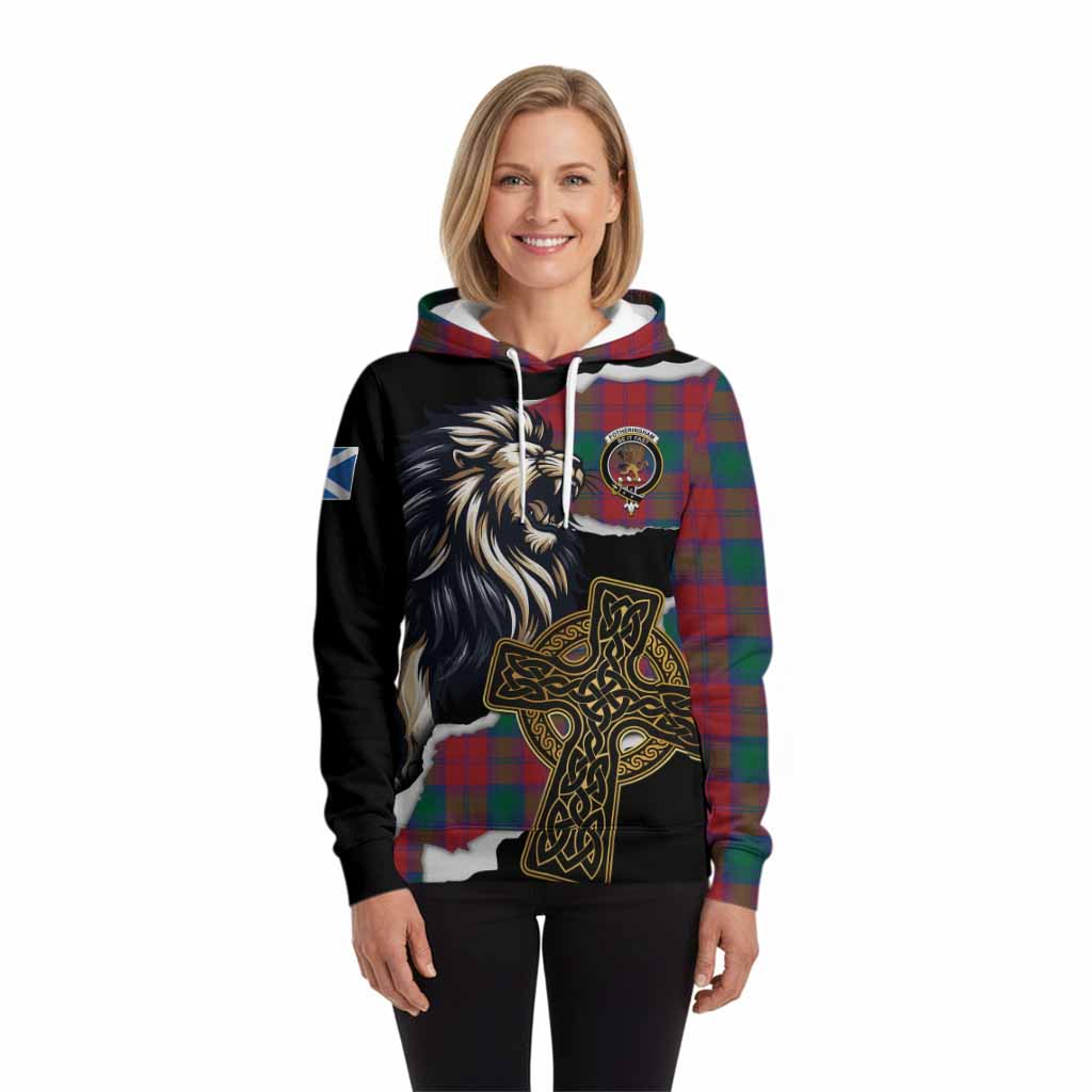 Fotheringham (Fotheringhame) Tartan Scottish Hoodie Lion Celtic Heritage