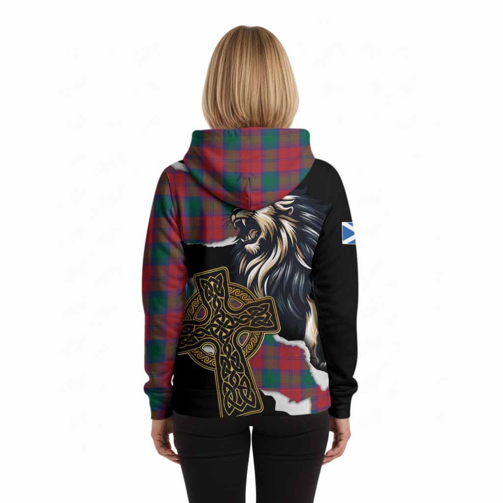 Fotheringham (Fotheringhame) Tartan Scottish Hoodie Lion Celtic Heritage