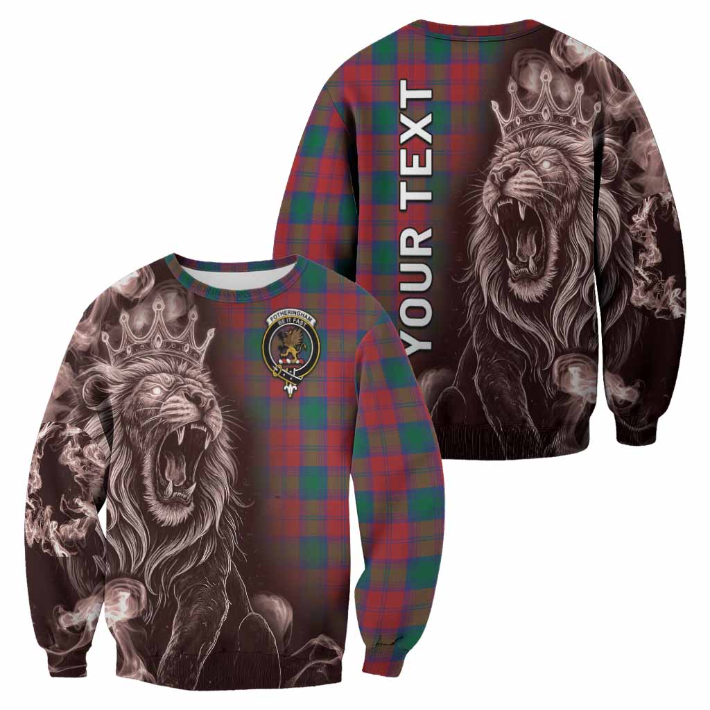Fotheringham (Fotheringhame) Tartan Sweatshirt Roaring Lion Heritage